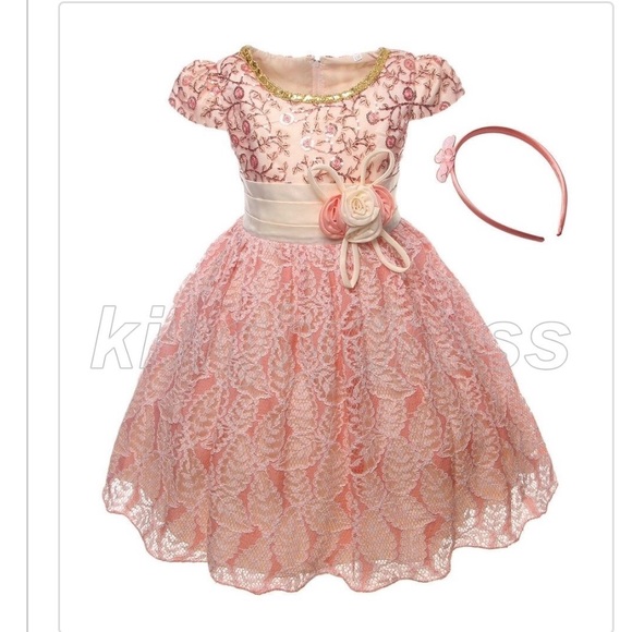 NWT Beautiful Girls Pageant Party Dress - Picture 8 of 9